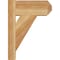 Ekena Millwork Traditional Craftsman Rough Sawn Outlooker, Western Red Cedar, 6"W x 12"D x 16"H OUT06X12X16TRA04RWR - alternate 2